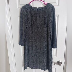 Tommy Hilfiger long sleeve silver/gray dress
